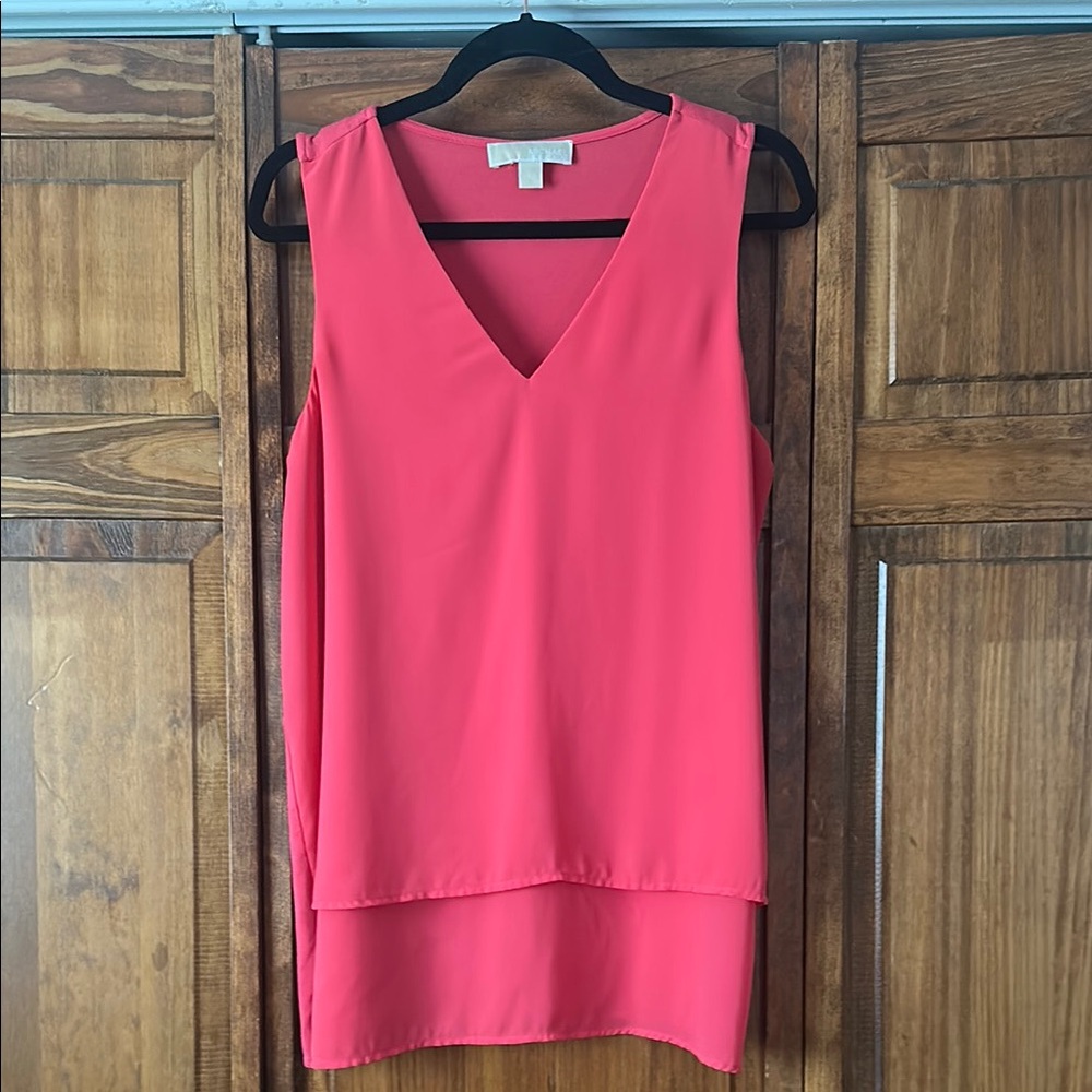Women's Pink Sleeveless Top